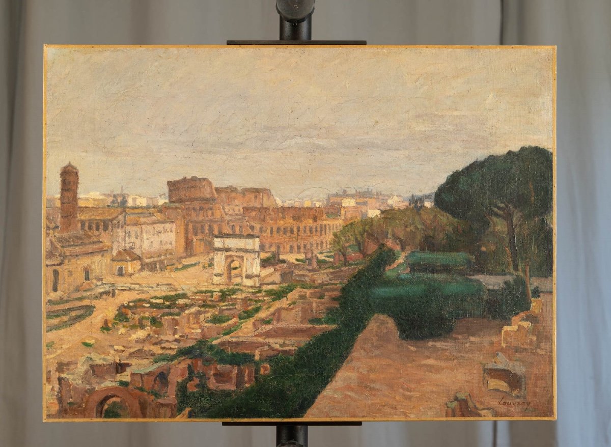 Abel Lauvray (1870-1950) :  Rome, l'Arc De Titus-photo-2