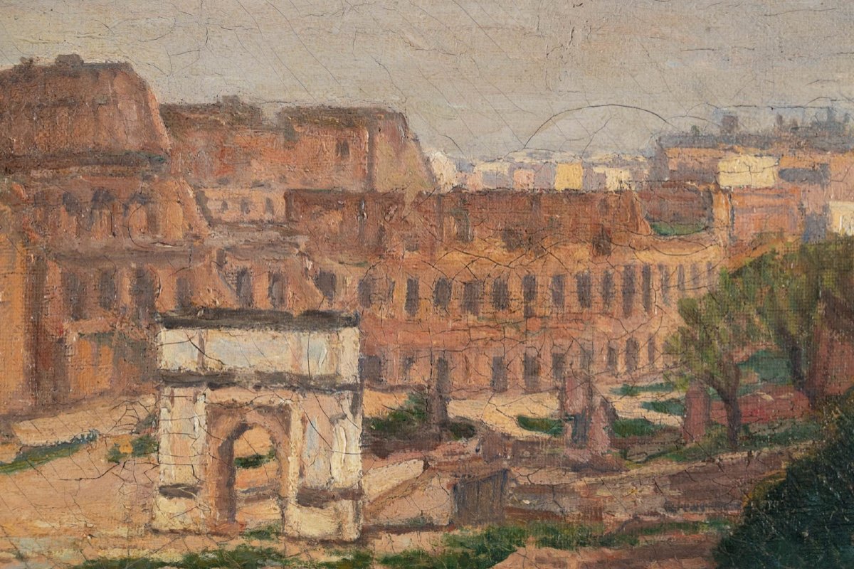 Abel Lauvray (1870-1950) :  Rome, l'Arc De Titus-photo-4