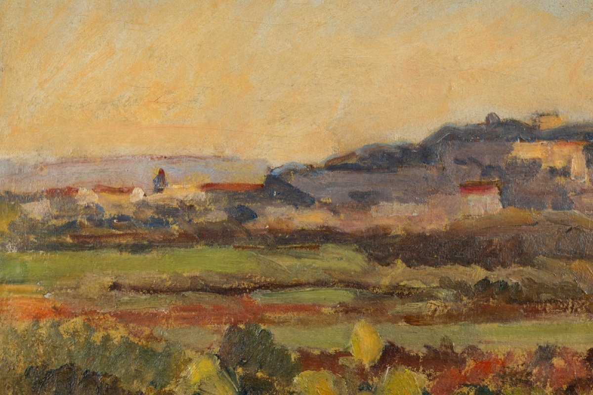 Abel Lauvray (1870-1950): Avignon Seen From Villeneuve-photo-2