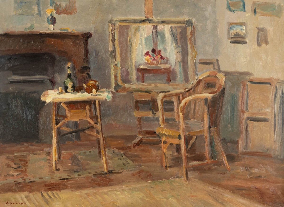 Abel Lauvray (1870-1950): Interior