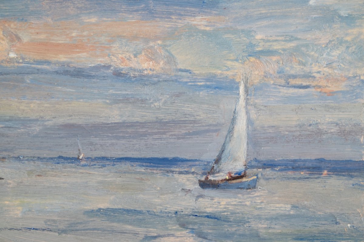 André-léon Vivrel (1886-1976): The Sailboat -photo-2