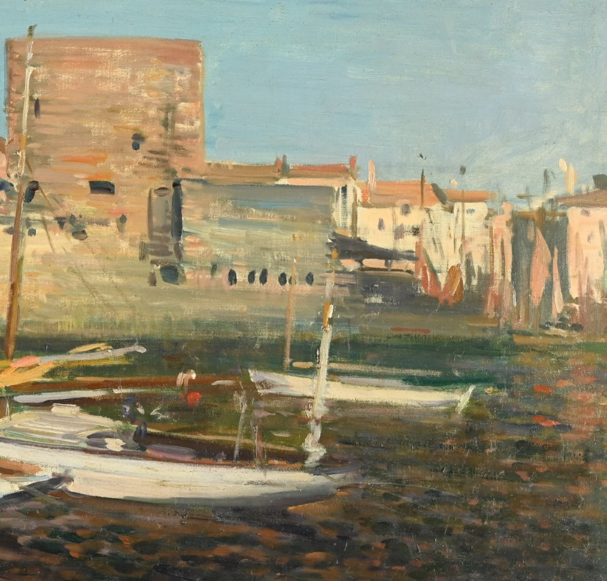  Eugène Clary (1856 - 1929) : Le Port De La Rochelle-photo-3