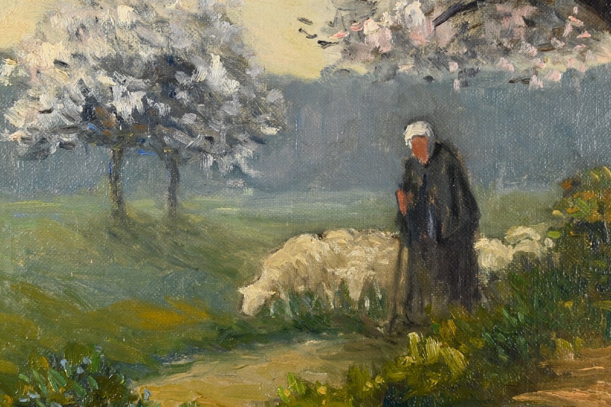  Jean Charles Millet (1892 - 1944): The Shepherdess-photo-2