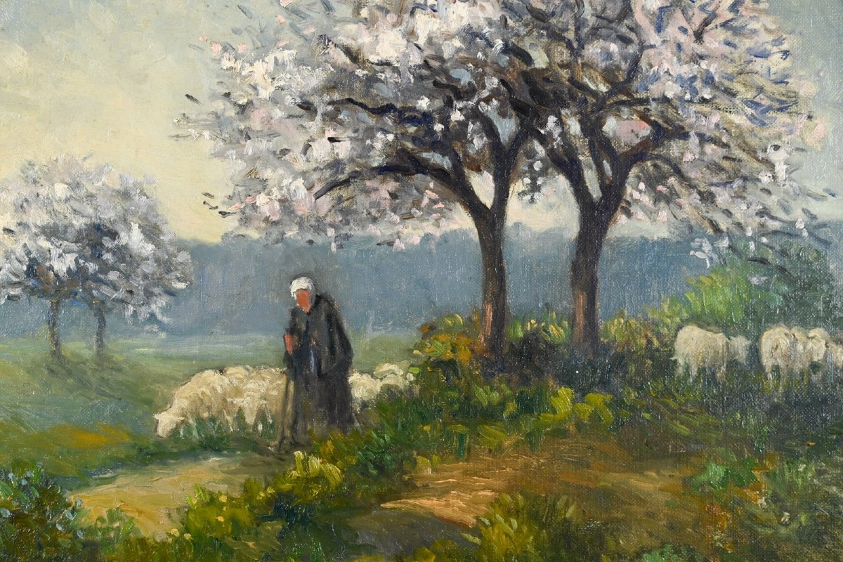  Jean Charles Millet (1892 - 1944): The Shepherdess-photo-5