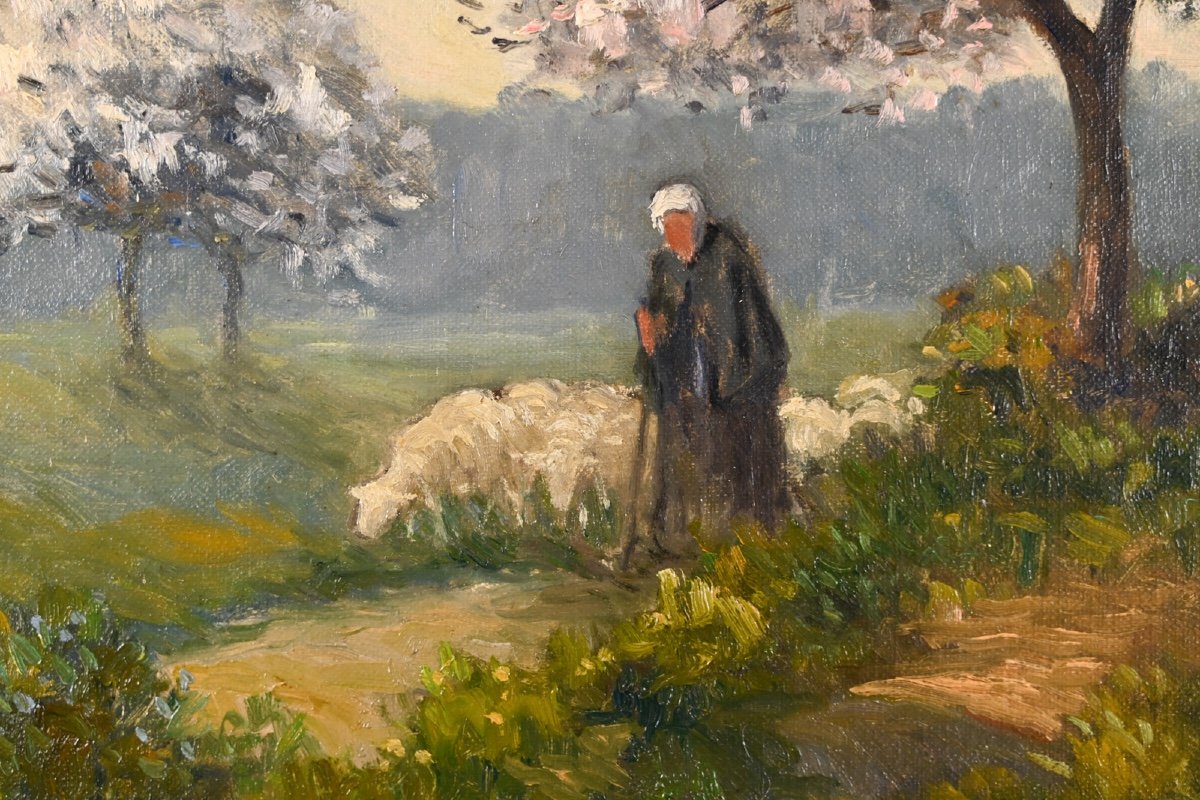  Jean Charles Millet (1892 - 1944): The Shepherdess-photo-7