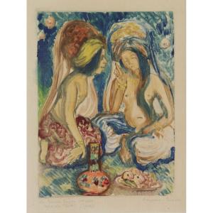 Georges Manzana Pissarro (1871-1961) : Les Femmes Turques