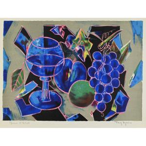 Tony Agostini (1916-1990): Still Life With Grapes