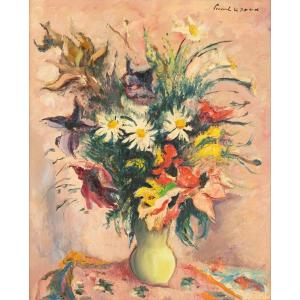 Charles Picart Le Doux (1881-1959) : Bouquet De Fleurs