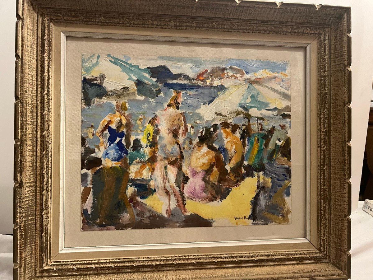 Tableau Signé Woulfart Marius, 1905-1981.