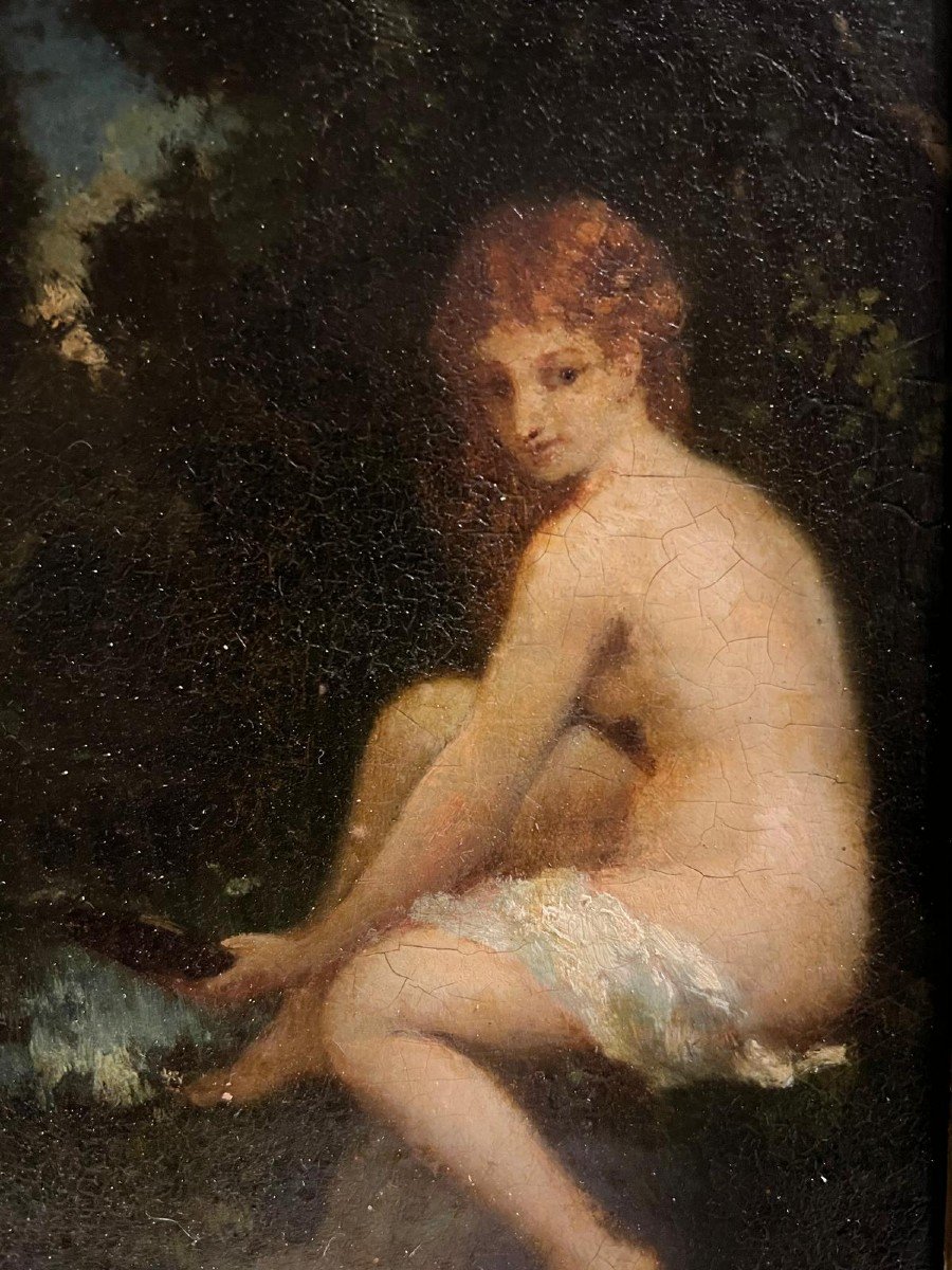 Painting Signed Narcisse Diaz De La Pena, 1807-1876.-photo-2