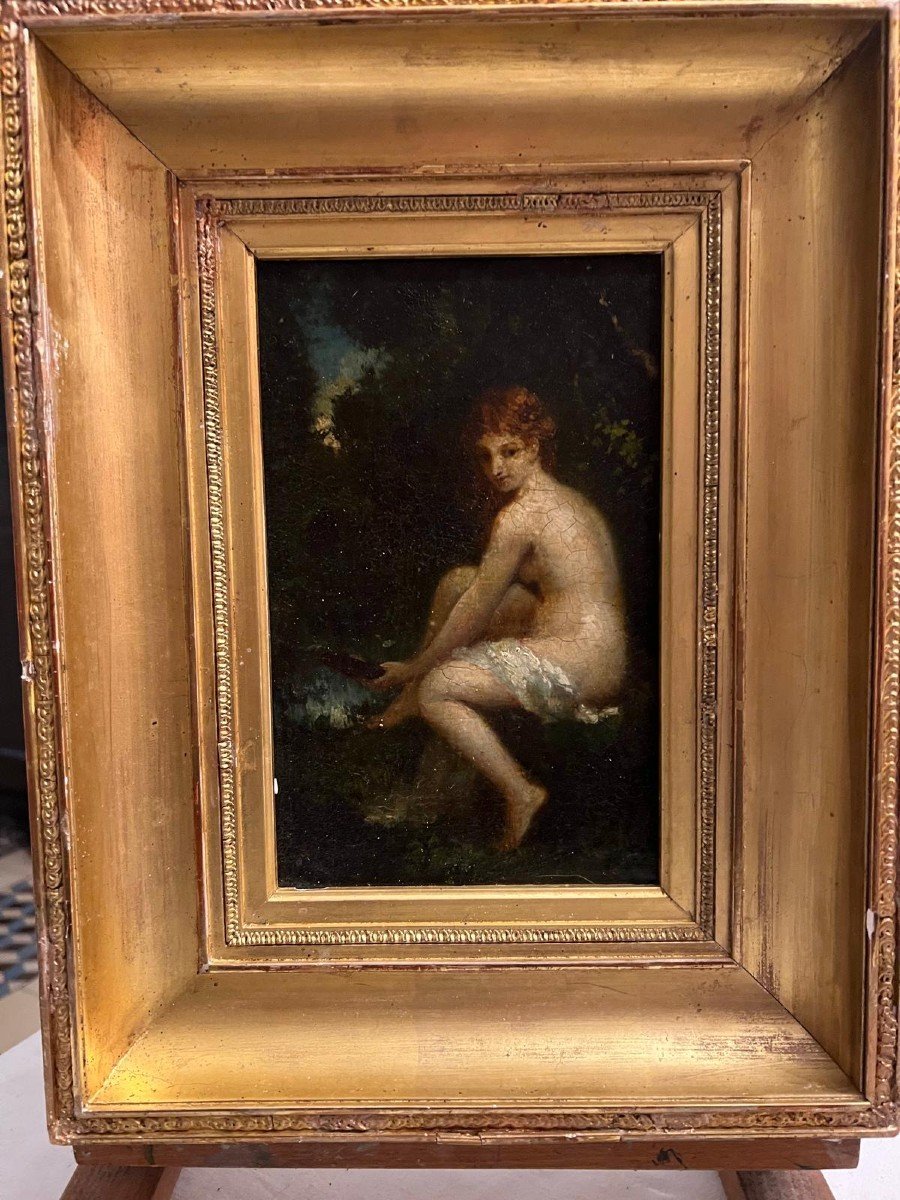 Painting Signed Narcisse Diaz De La Pena, 1807-1876.