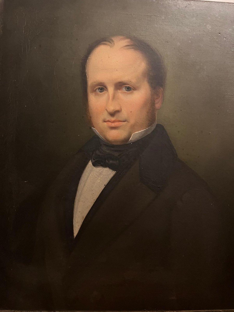 Painting Portrait Of A Man Early 19th Century -photo-3