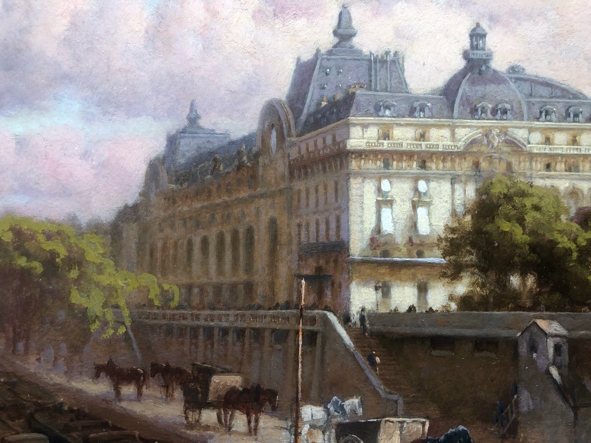 William Baptiste Baird (1847-1917) Gare d'Orsay In Paris In 1914-photo-4