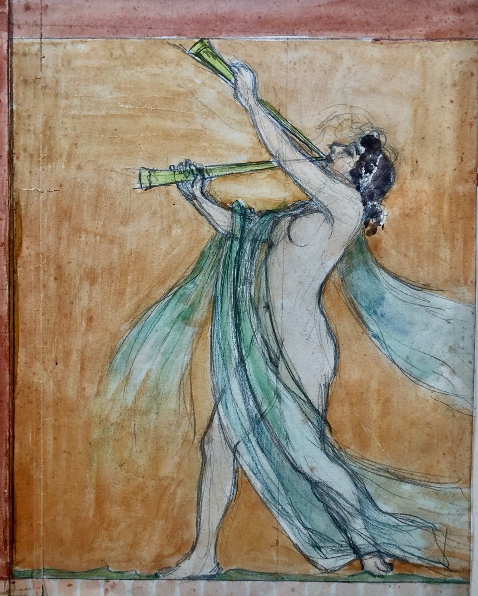 Study Of Women, Perfume Project? , Watercolor, Art Nouveau, Art Deco-photo-4