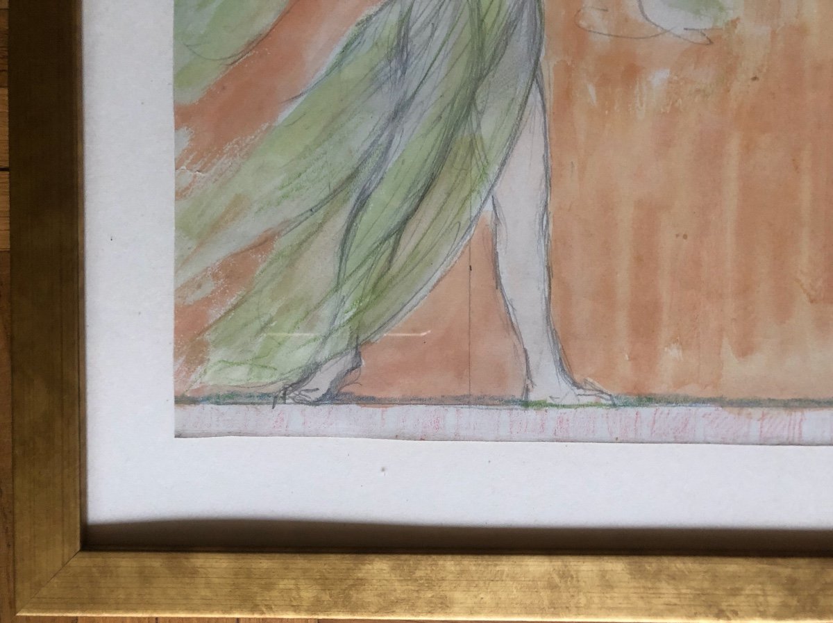 Study Of Women, Perfume Project? , Watercolor, Art Nouveau, Art Deco-photo-2