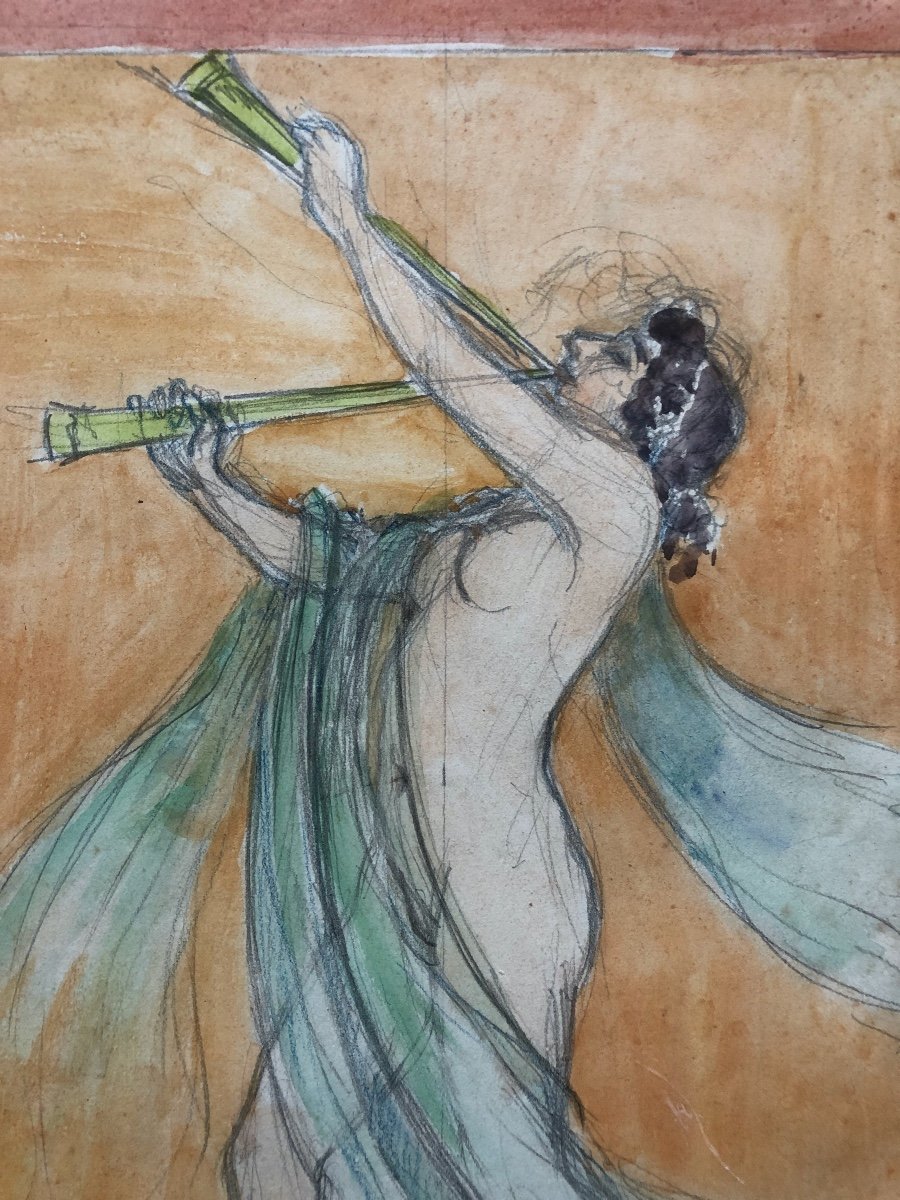 Study Of Women, Perfume Project? , Watercolor, Art Nouveau, Art Deco-photo-4