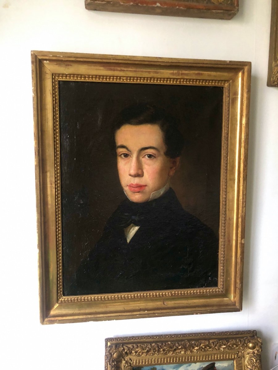 Portrait Of Young Man, Late 18th Century Or Very Early 19th Century -photo-2