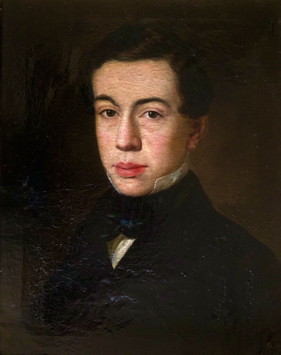 Portrait Of Young Man, Late 18th Century Or Very Early 19th Century -photo-3