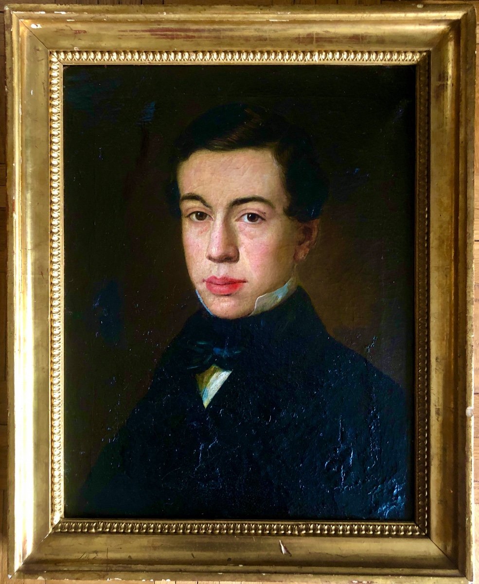 Portrait Of Young Man, Late 18th Century Or Very Early 19th Century 