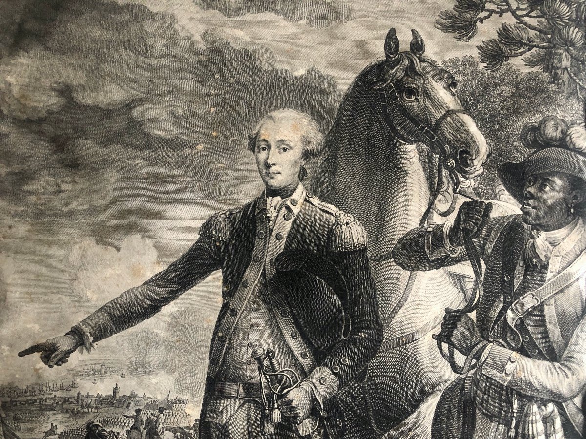 Jean-baptiste Le Paon (1738-1785) General Lafayette At Yorktown C: 1781-photo-3