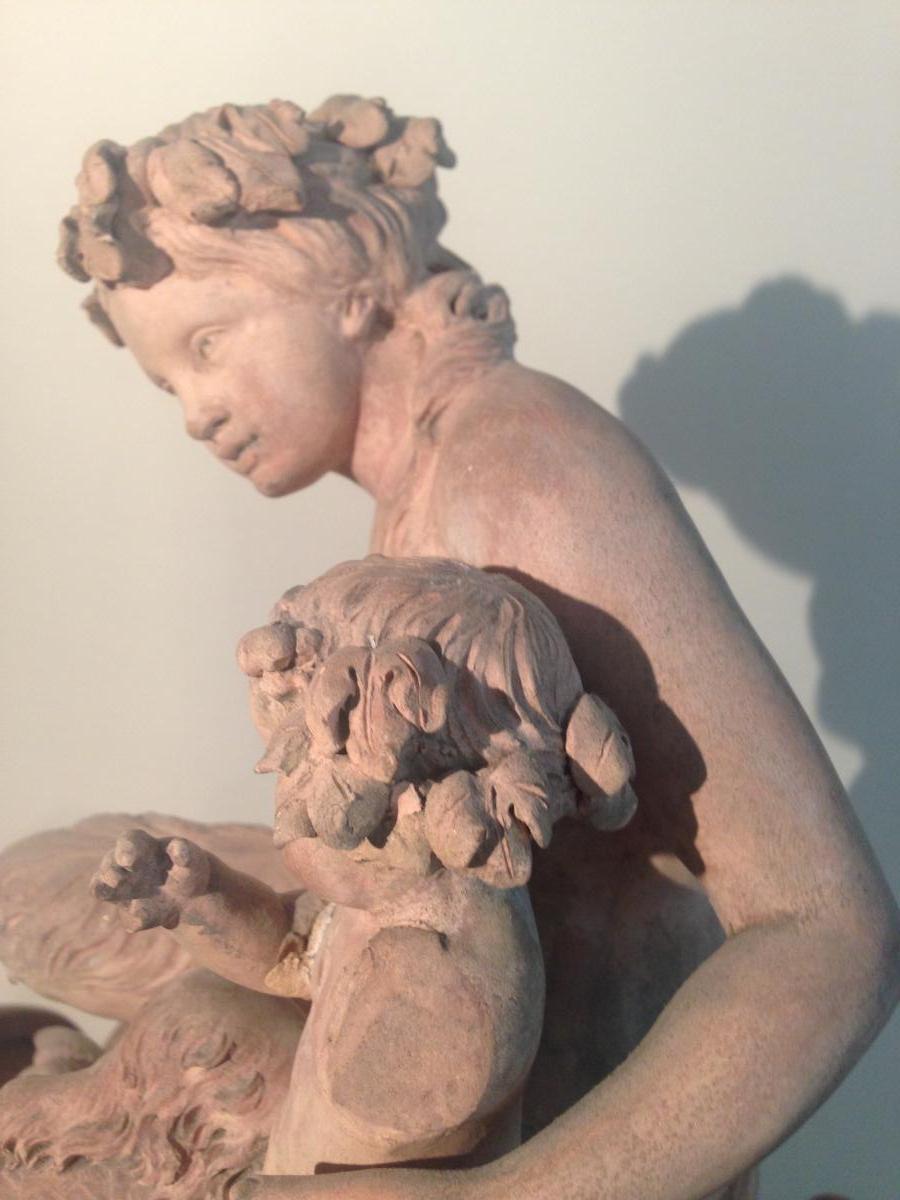 Terra Cotta (from After Clodion), Woman Fauna With Loves-photo-4