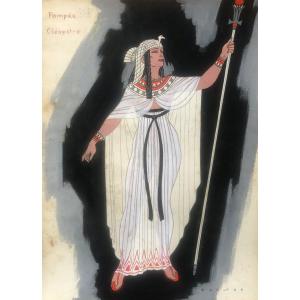 René Ranson (1891-1977) Cleopatra, Pompey Theater 