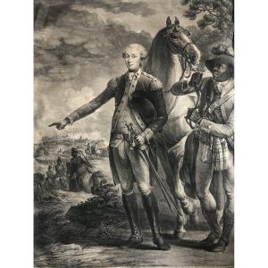 Jean-baptiste Le Paon (1738-1785) Général Lafayette  At Yorktown  C: 1781