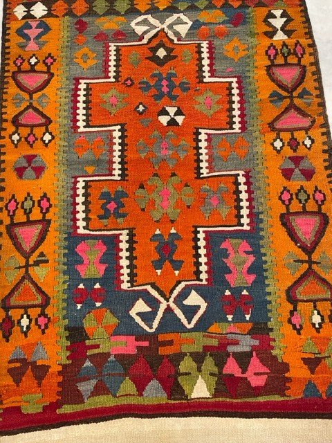 Tapis Kilim Turc Ancien-photo-2