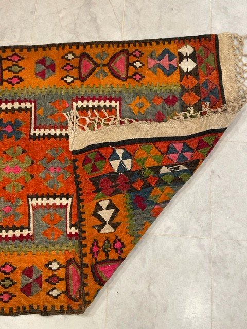 Tapis Kilim Turc Ancien-photo-4