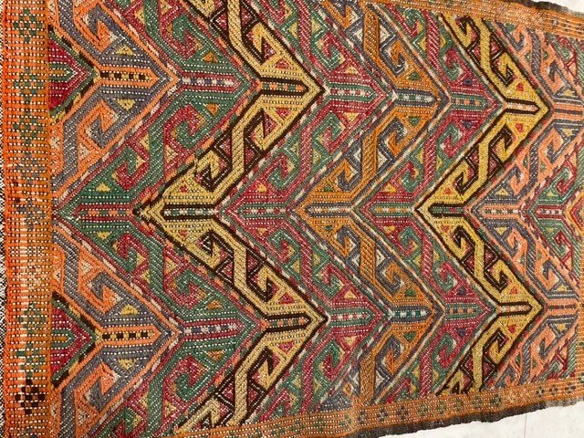 Tapis Kilim Turc Ancien-photo-3