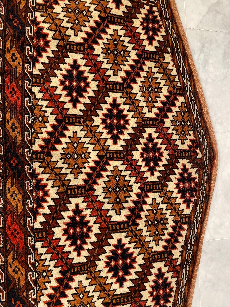 Tapis Asmalik Turkmène 114cm X 58cm-photo-3