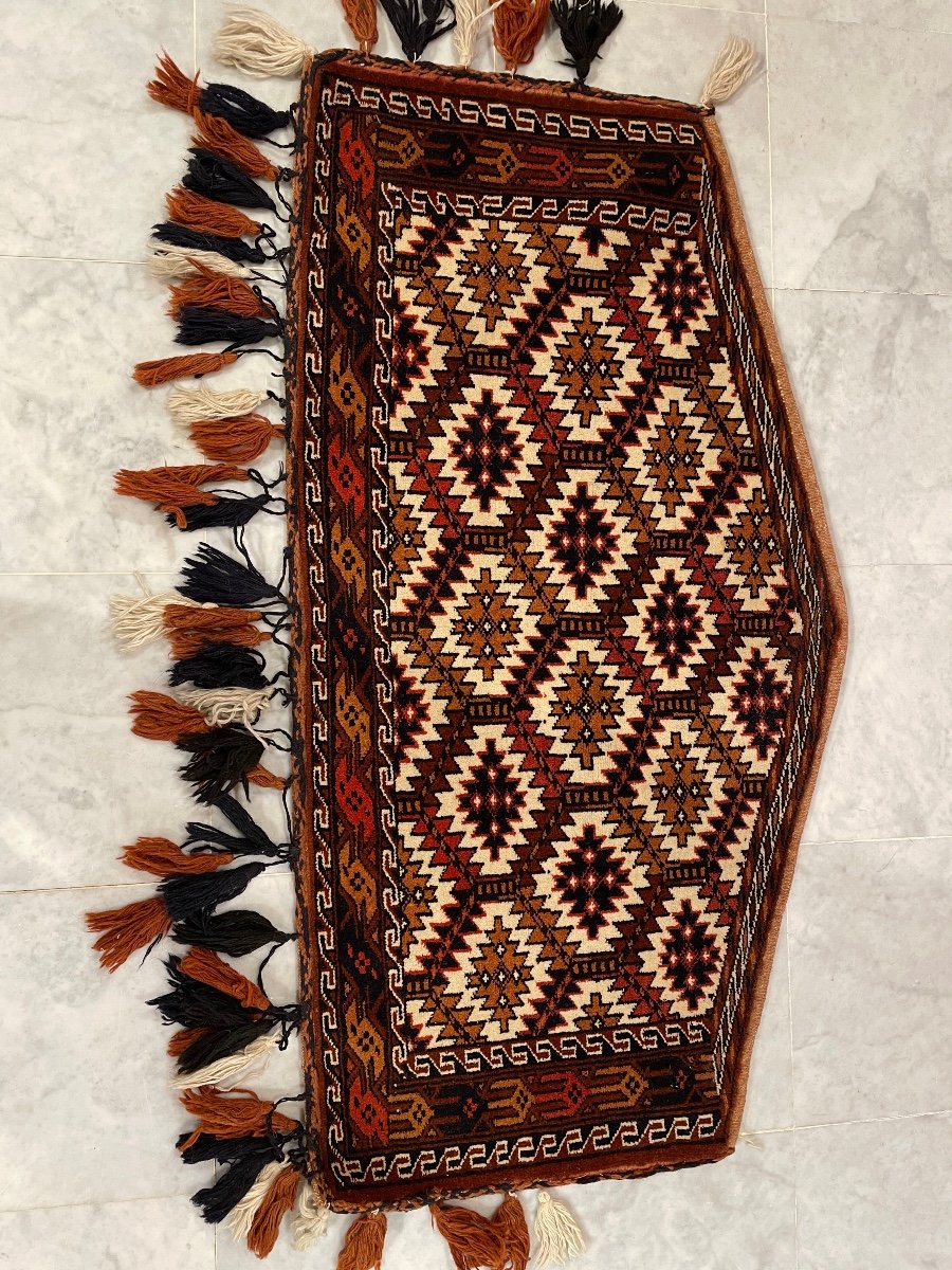 Tapis Asmalik Turkmène 114cm X 58cm