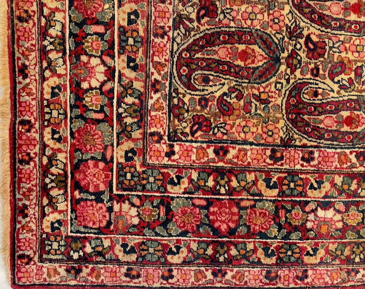 Proantic: Tapis Kirman Ancien Iran. 192cm X 128cm