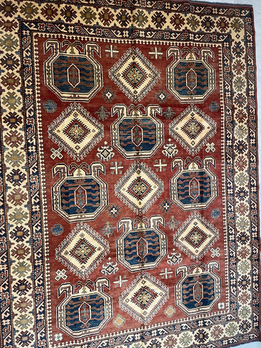 Original Kazac Central Asian Rug 267 X 199