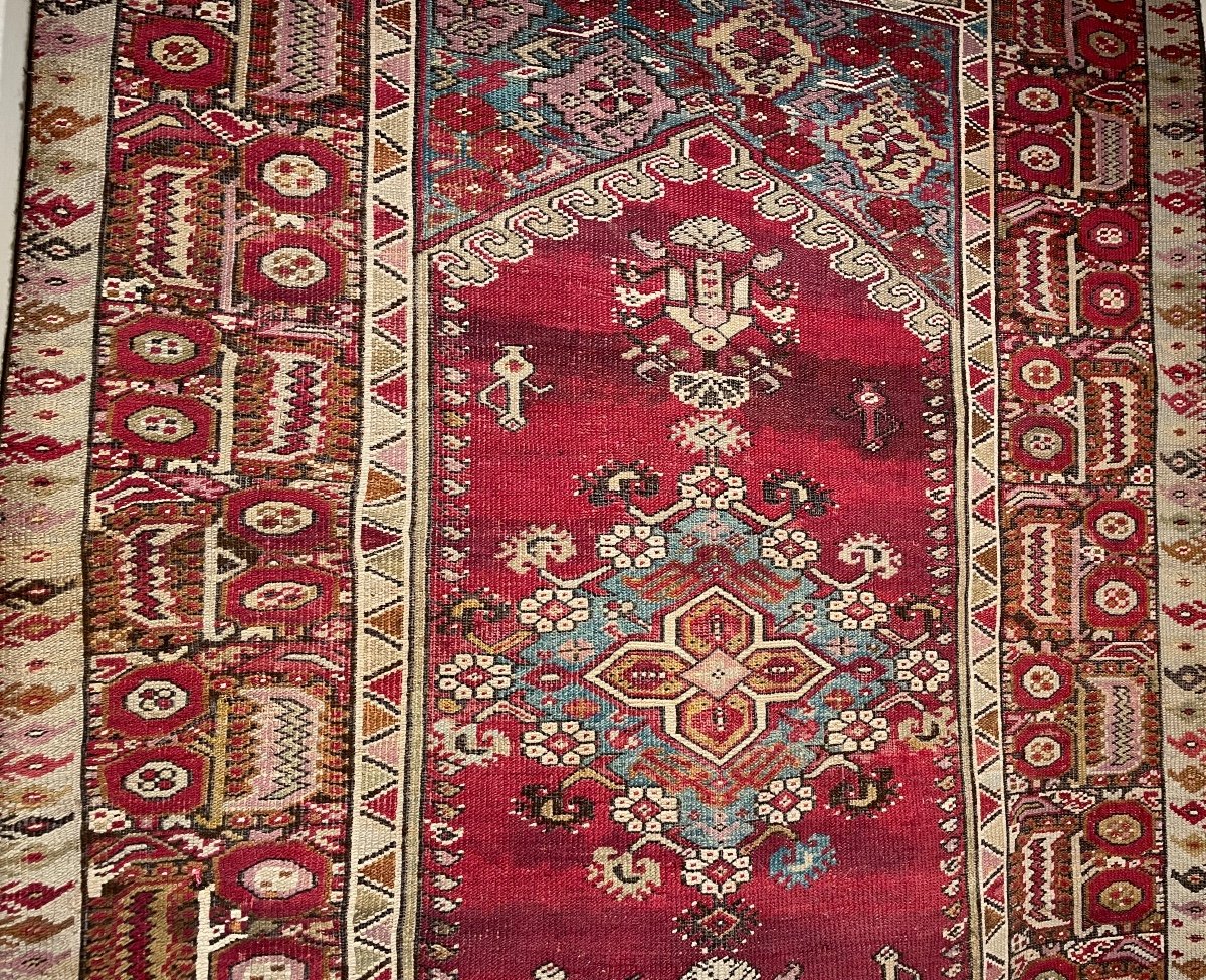 Turkish Carpet 19th Century 216 XX118-photo-2