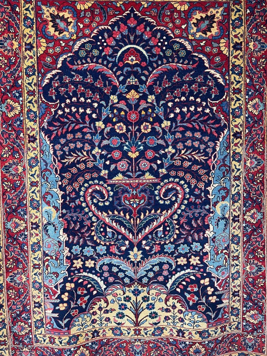 Antique Tabriz Iran Rug 201 X 142-photo-2