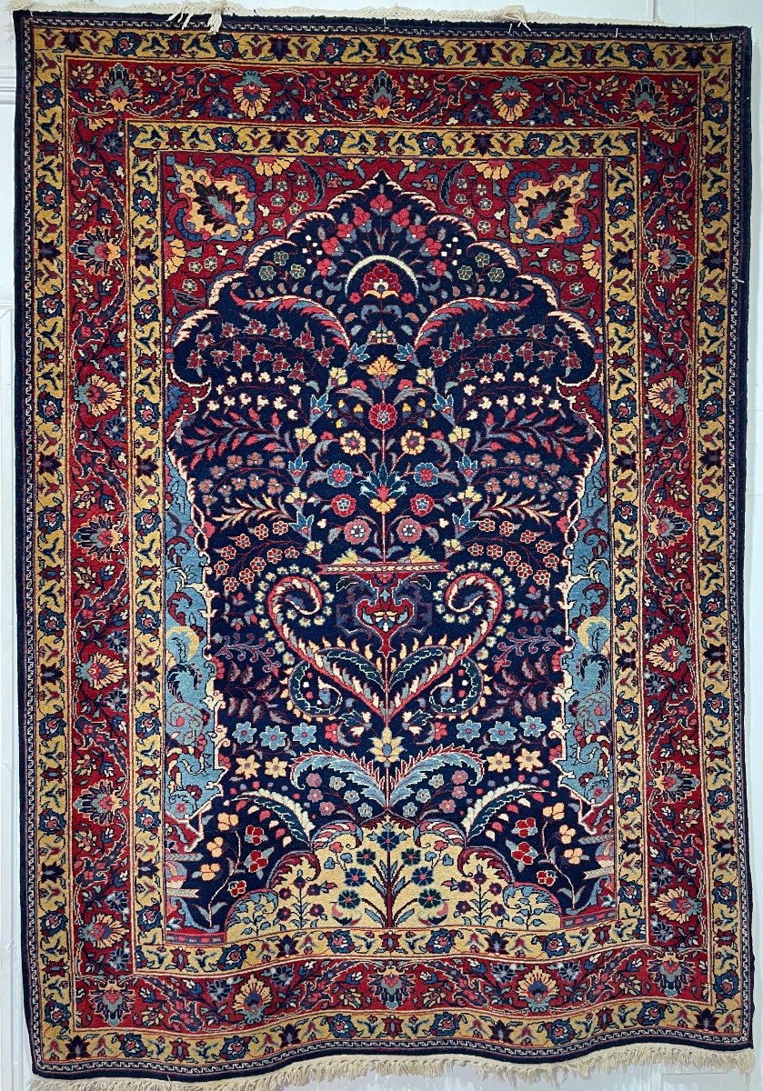 Tapis Ancien Tabriz Iran 201 X  142