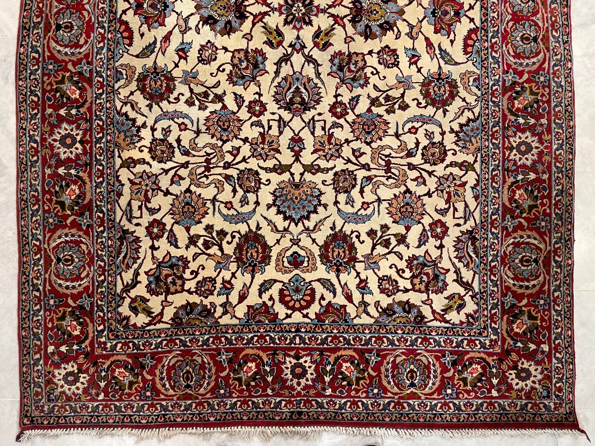 Tapis Ancien Ispahan Iran  205 X  142-photo-2