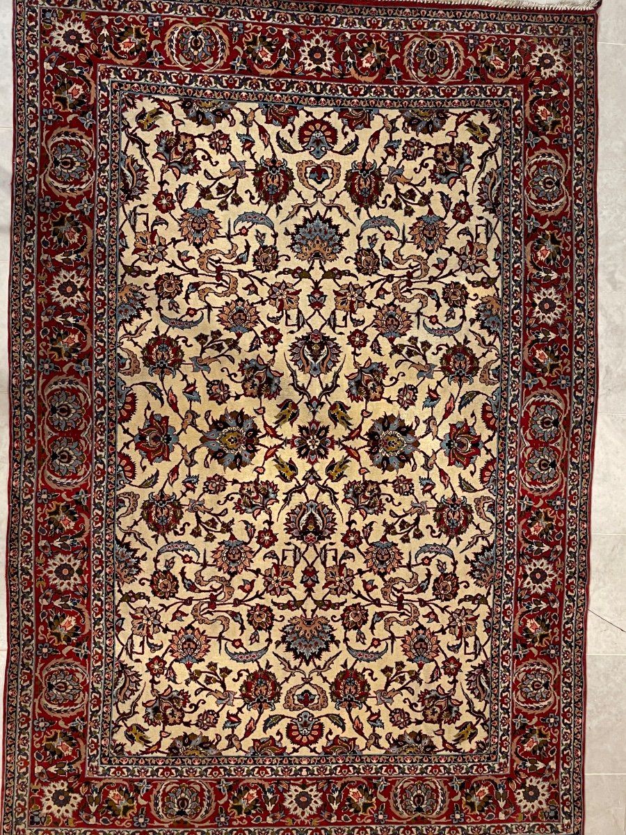 Tapis Ancien Ispahan Iran  205 X  142