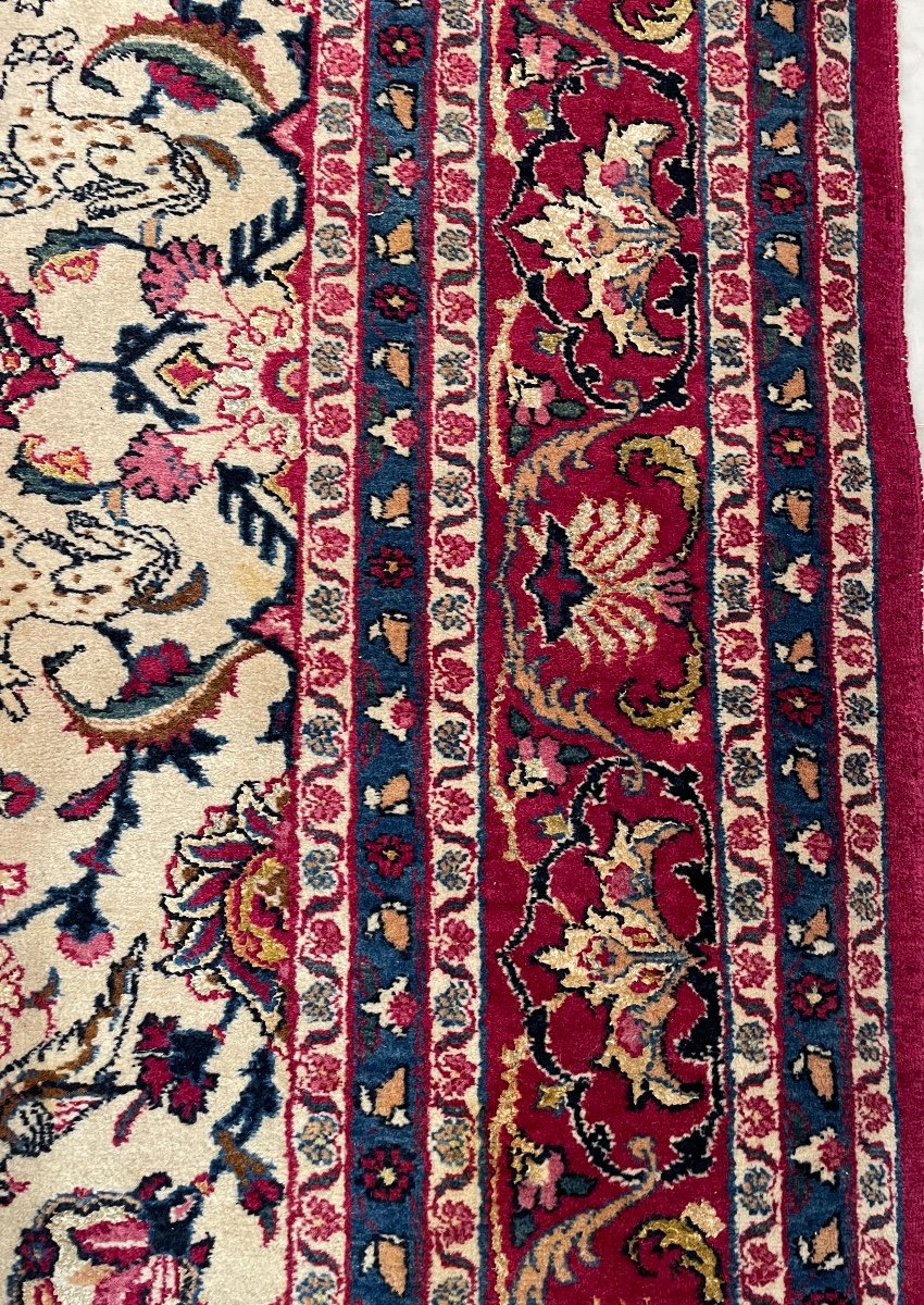 Antique Tehran Iran Rug Circa 1930. 304 X 203-photo-2