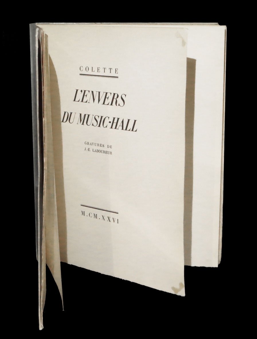 Colette / Laboureur (jean-emile, Ill.) - l'Envers Du Music-hall. 1/350.-photo-3
