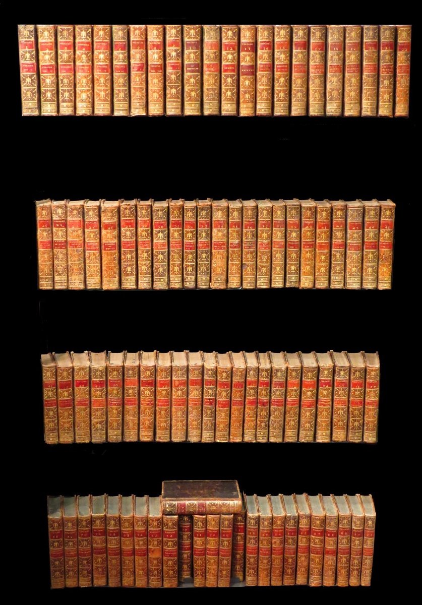 [philosophie Lumieres Edition De Kehl] Voltaire - Oeuvres Complètes. Complet En 92 Vol. 1785.