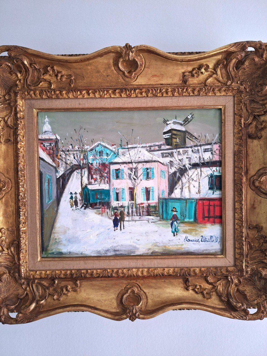 Maurice Utrillo “the Maquis Under The Snow”-photo-3