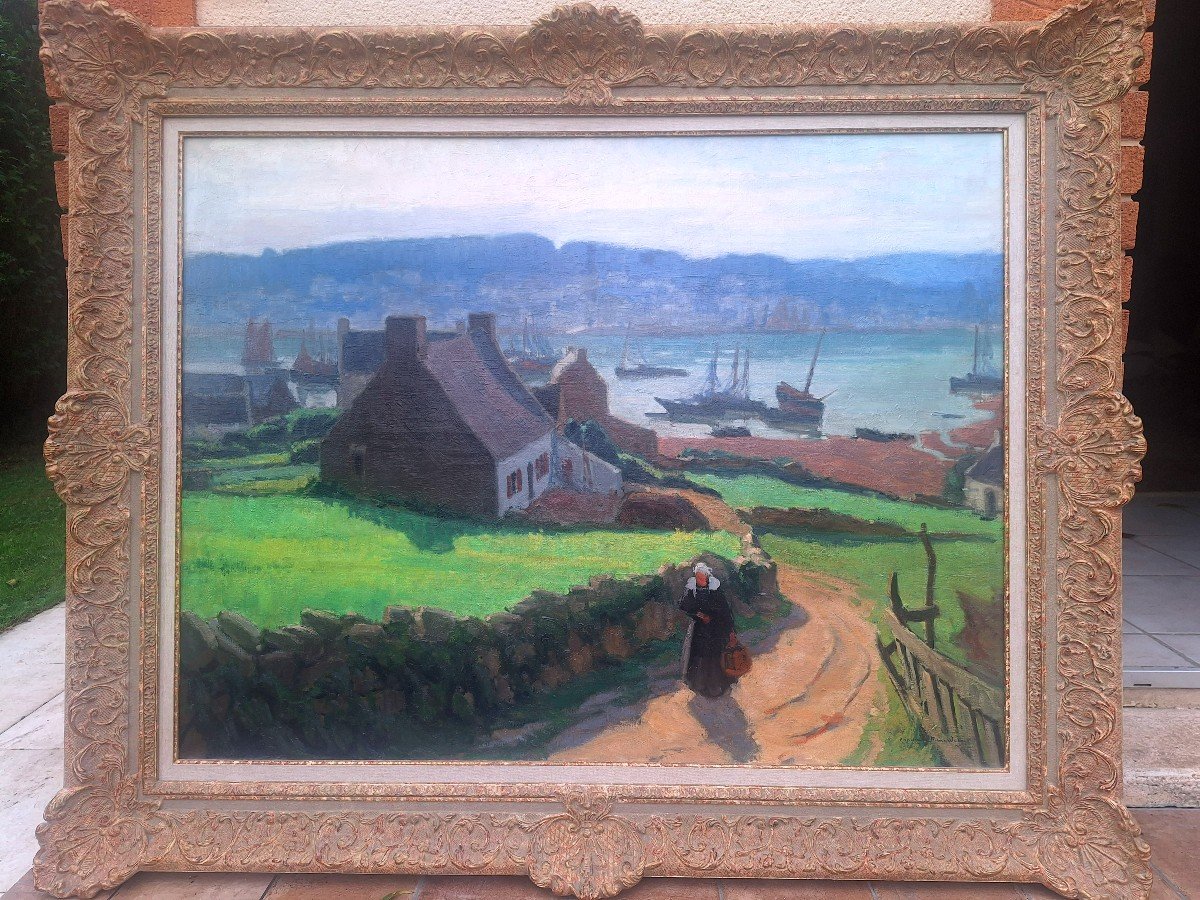 Maurice Menardeau  "le Port De Tréboul En Bretagne "