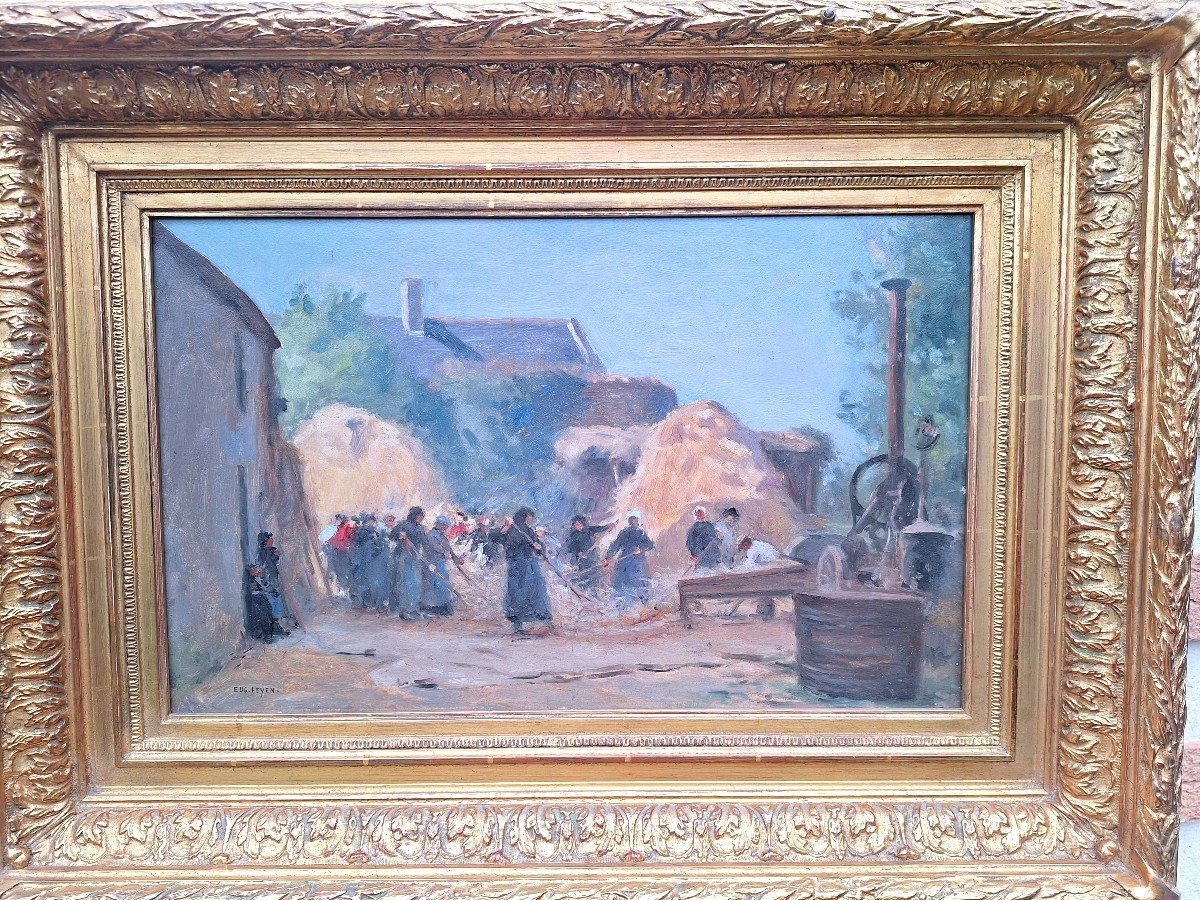  Eugene Feyen "the Threshing" Brittany