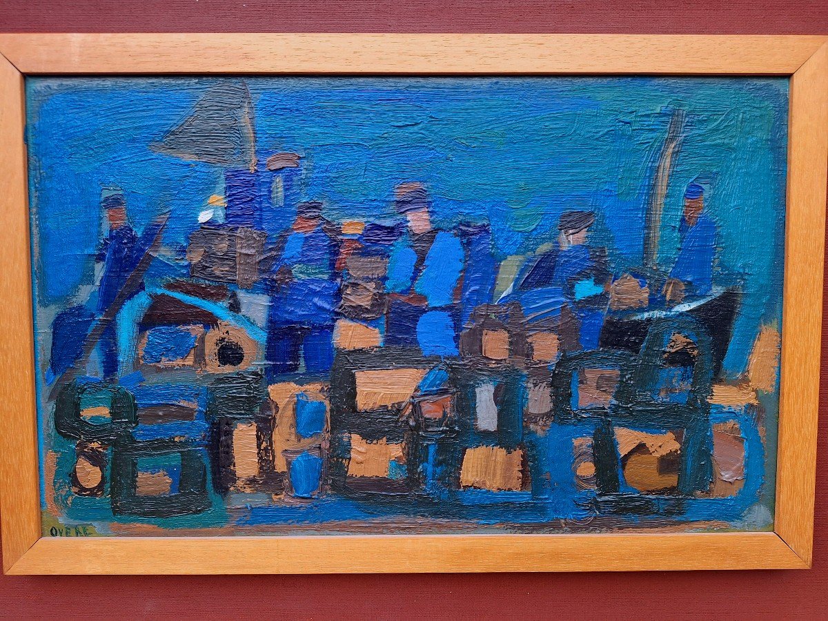 René Quéré "the Sailors At The Port"-photo-2