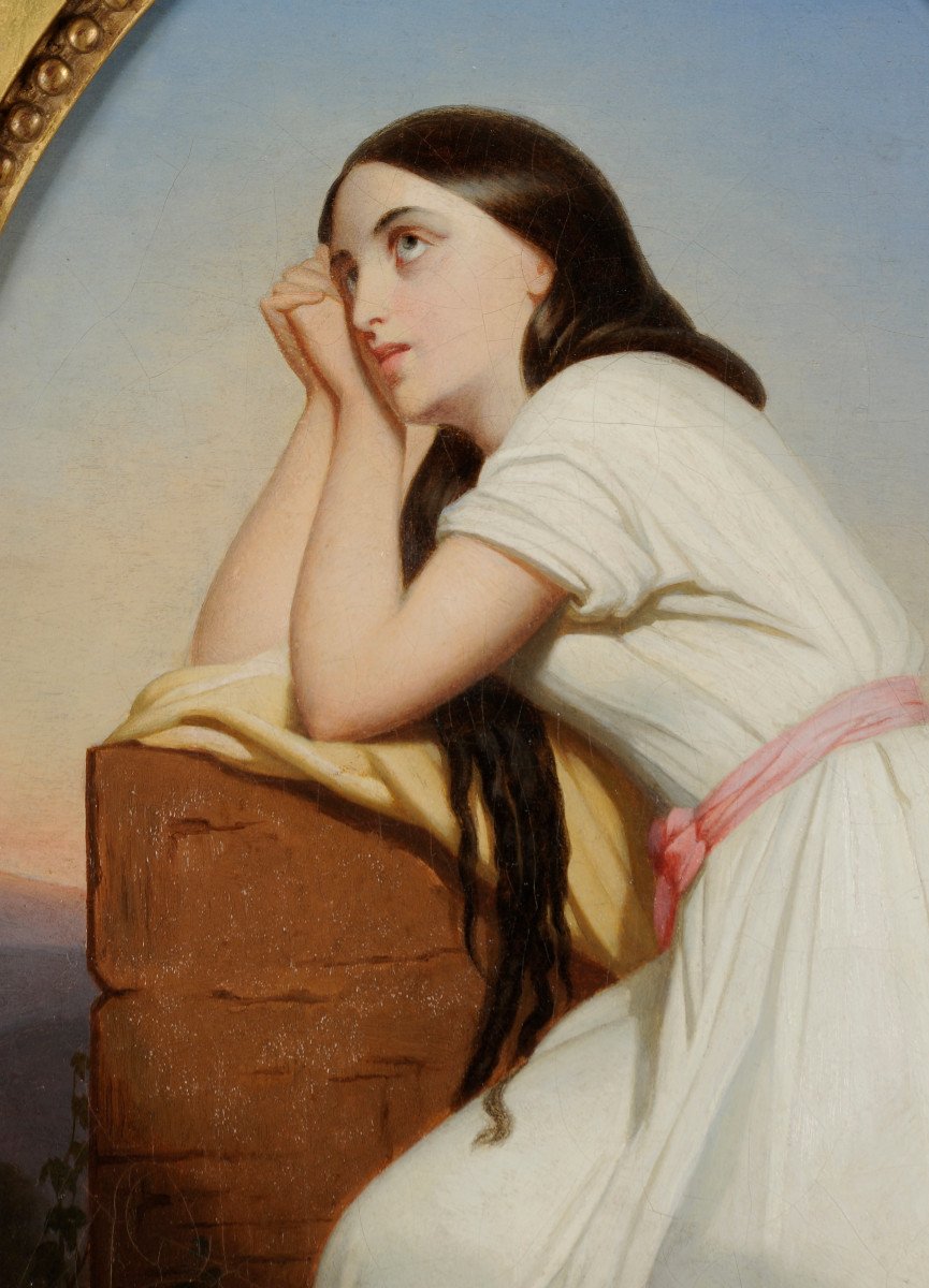 Ary Scheffer (1795-1858)  et atelier - Mignon - Huile-photo-2