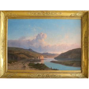 Alphonse Robert (1807–1885) - River Of Italy - Oil