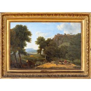 Jenny des Roys (1796–1867) - Paysage néoclassique - Huile