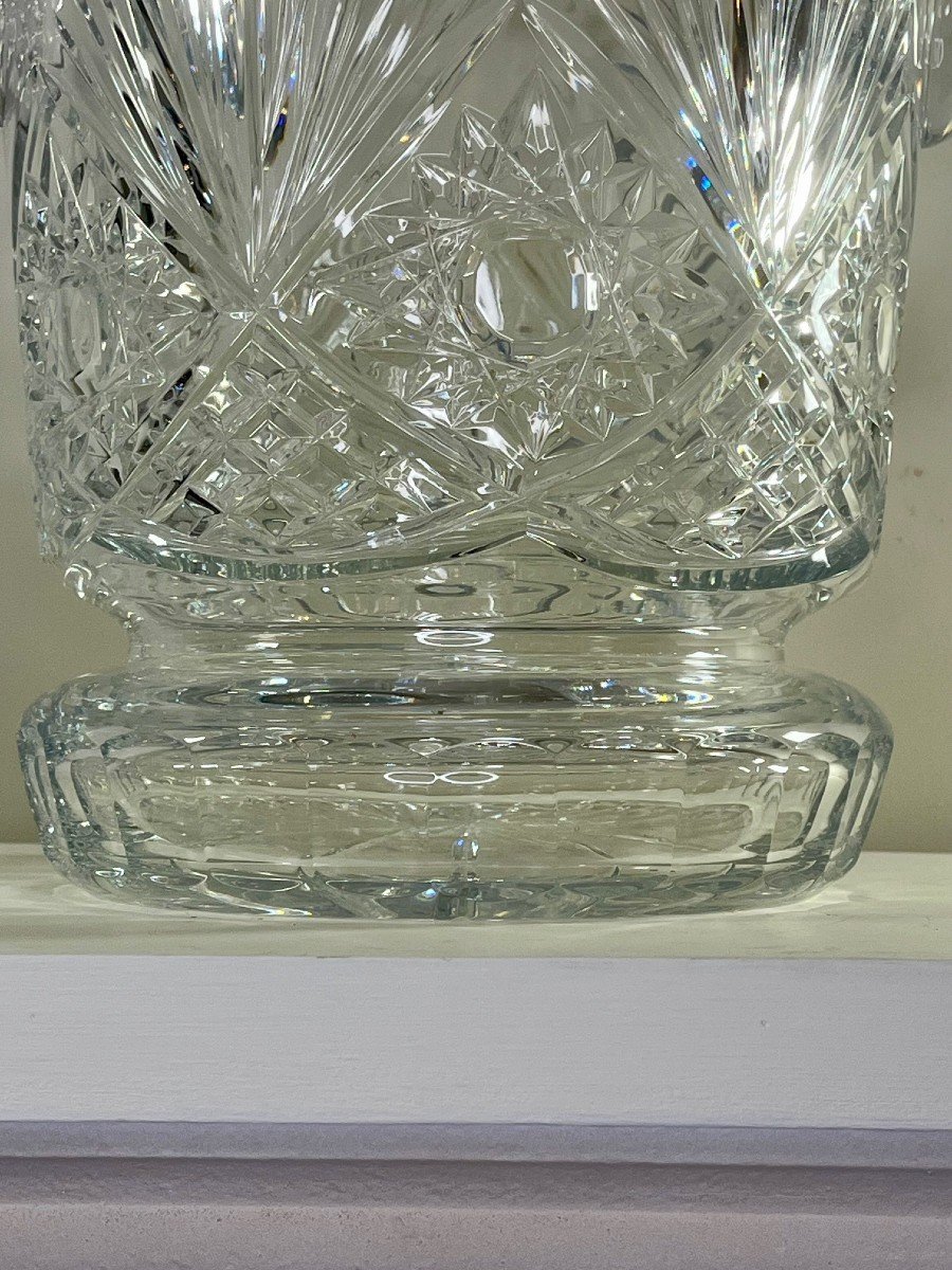 Crystal Champagne Bucket, 20th Century-photo-4